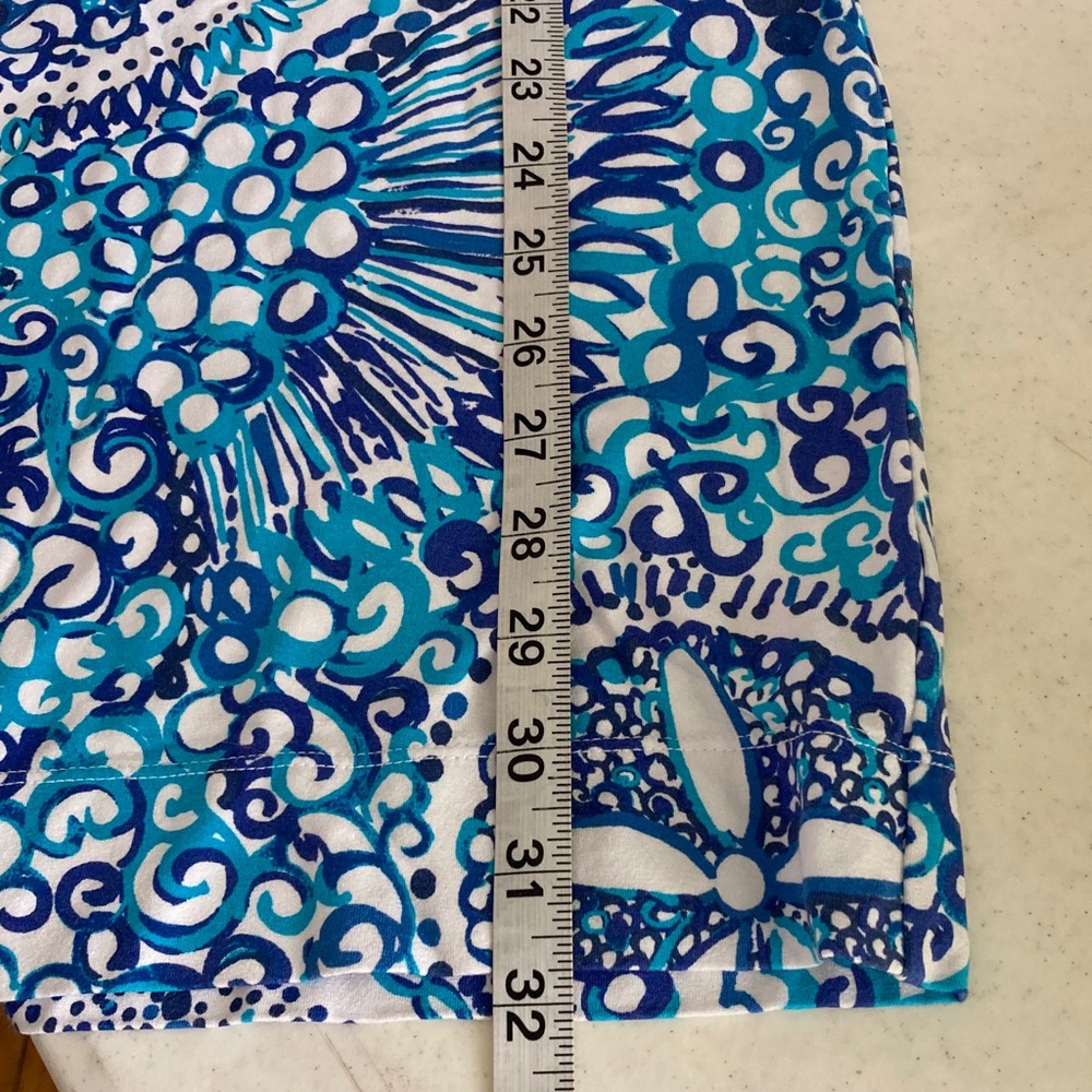 Lilly Pulitzer Blue and White Floral Dress - Picture 5 of 7